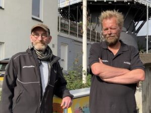Buurtconciërges Eric van Roest en Perry Winkel