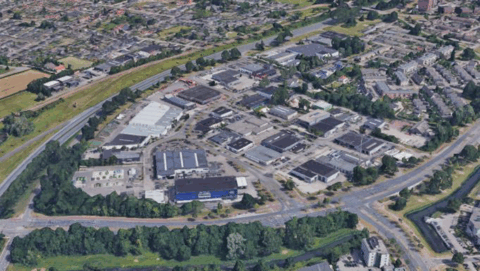 Luchtfoto Rijkerswoerd/ Overmaat